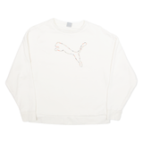 PUMA Womens Sweatshirt Cream S