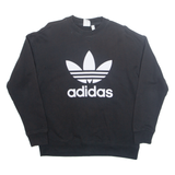 ADIDAS Womens Sweatshirt Black UK 10