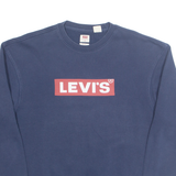 LEVI'S Relaxed Mens Sweatshirt Blue XS