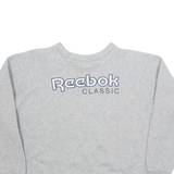 REEBOK Classic Womens Sweatshirt Grey S