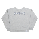 REEBOK Classic Womens Sweatshirt Grey S