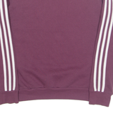 ADIDAS Womens Sweatshirt Maroon S