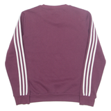 ADIDAS Womens Sweatshirt Maroon S