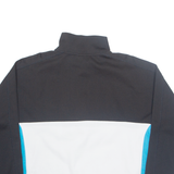 DKNY Cropped Oversized Womens Sweatshirt White 1/4 Zip XS