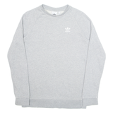 ADIDAS Mens Sweatshirt Grey XS