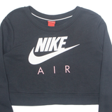 NIKE AIR Cropped Womens Sweatshirt Black M