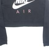 NIKE AIR Cropped Womens Sweatshirt Black M