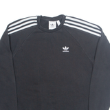 ADIDAS Mens Sweatshirt Black XS