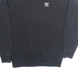 ADIDAS Mens Sweatshirt Black XS