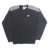 ADIDAS Mens Sweatshirt Black XS