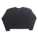 DKNY Cropped Womens Sweatshirt Black M