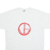 GILDAN Mens T-Shirt Grey Crew Neck L