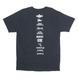 GILDAN Metal Scar Festival Mens Band T-Shirt Black Crew Neck L