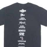 GILDAN Metal Scar Festival Mens Band T-Shirt Black Crew Neck S