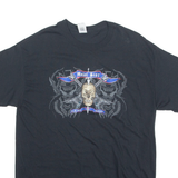 GILDAN Metal Scar Festival Mens Band T-Shirt Black Crew Neck L