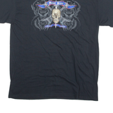 GILDAN Metal Scar Festival Mens Band T-Shirt Black Crew Neck L