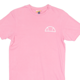 ELLESSE Womens T-Shirt Pink Crew Neck XS