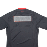 ADIDAS S.L. BENFICA Mens Football Shirt Jersey Black Crew Neck M