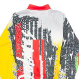 SANTINI Cycling Full Zip Mens Jersey Black Long Sleeve High Neck XL