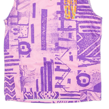 O'BRIAN Cycling Mens Jersey Pink Sleeveless 1/4 Zip L