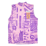 O'BRIAN Cycling Mens Jersey Pink Sleeveless 1/4 Zip L
