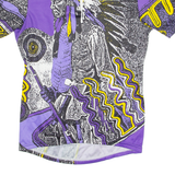 O'BRIEN Cycling Mens Jersey Purple 1/4 Zip S