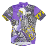 O'BRIEN Cycling Mens Jersey Purple 1/4 Zip S