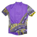 O'BRIEN Cycling Mens Jersey Purple 1/4 Zip S