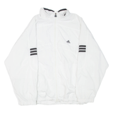 ADIDAS Womens Track Jacket White UK 14