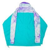 Womens Pullover Jacket Blue Colourblock XL