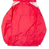 VIRMA Lightweight Mens Rain Jacket Red Hooded M