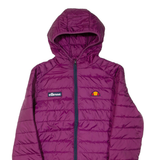 ELLESSE Mens Jacket Purple Hooded S