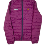 ELLESSE Mens Jacket Purple Hooded S