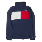 TOMMY HILFIGER Womens Jacket Blue Nylon XS