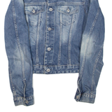 DIESEL Womens Denim Jacket Blue S