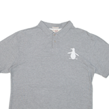 PENGUIN Heritage Slim Fit Mens Polo Shirt Grey L