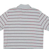 LEVI'S Mens Polo Shirt Grey Striped S