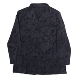 Womens Blazer Jacket Black 90s Floral XS