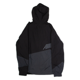 PUMA Mens Pullover Jacket Black Hooded Colourblock XL