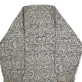 Womens Overcoat Coat Grey Knit Crazy Pattern L