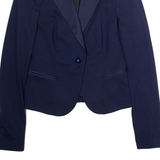 LIU-JO Womens Blazer Jacket Blue Viscose XS