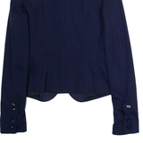 LIU-JO Womens Blazer Jacket Blue Viscose XS