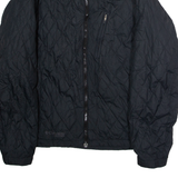 COLUMBIA Womens Quilted Jacket Black Diamond M