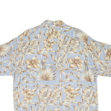 CAMPIA Mens Hawaiian Shirt Blue Floral XL