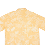 ISLAND REPUBLIC Mens Hawaiian Shirt Orange Floral L