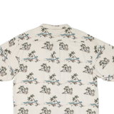 JAMAICA JAXX Mens Hawaiian Shirt Beige Floral XL