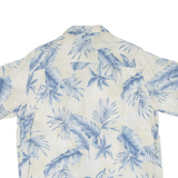 BATIK BAY Mens Hawaiian Shirt Blue Floral L