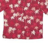 BISHOP ST Mens Hawaiian Shirt Pink Floral 2XL