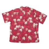 BISHOP ST Mens Hawaiian Shirt Pink Floral 2XL