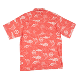 CLEAR WATER Fish Mens Hawaiian Shirt Pink XL